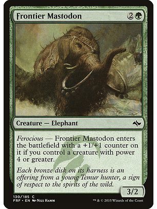 Frontier mastodon - FRF - C