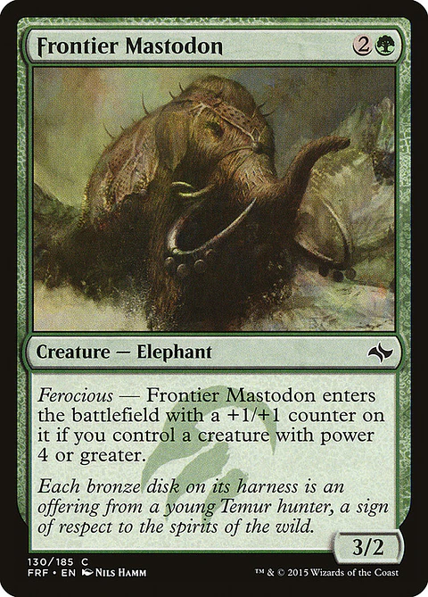 Frontier mastodon - FRF - C