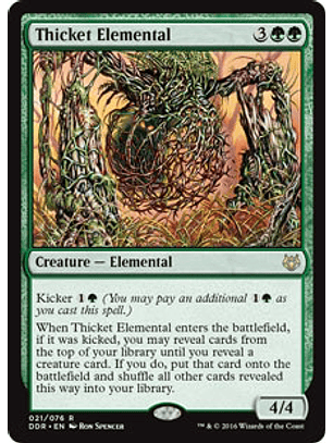 Thicket Elemental - DDR - R