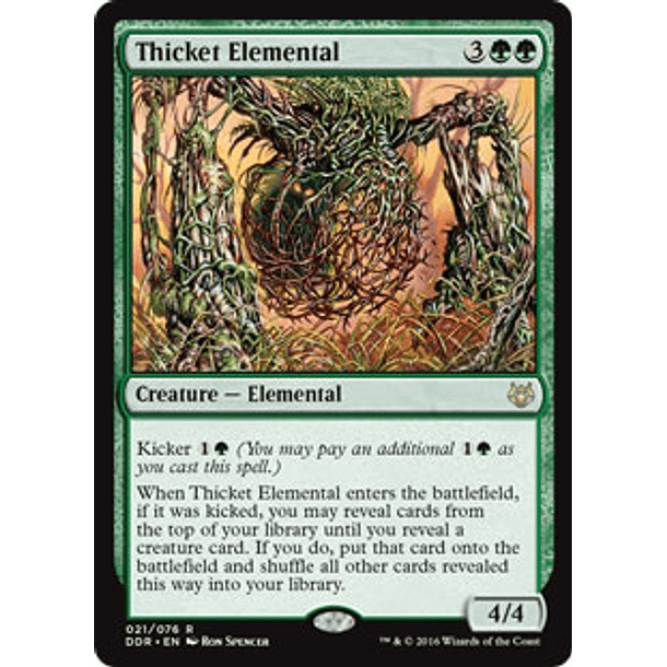 Thicket Elemental - DDR - R