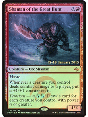 Shaman of the Great Hunt (Fate Reforged Prerelease) - FRF - M