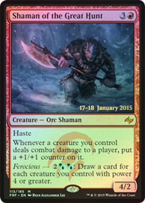 Shaman of the Great Hunt (Fate Reforged Prerelease) - FRF - M