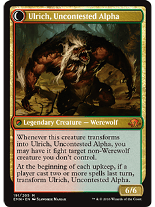 Ulrich of the Krallenhorde | Ulrich, Uncontested Alpha