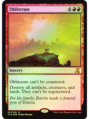 Obliterate - V16 - M 