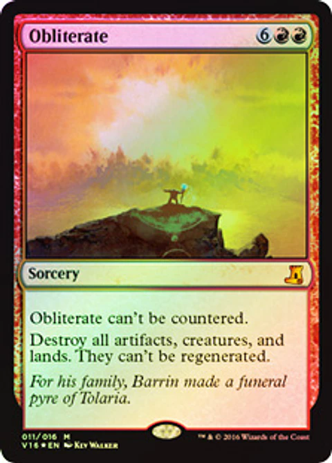 Obliterate - V16 - M 