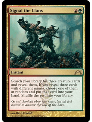 Signal the Clans - GTC - R 
