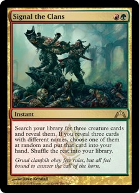 Signal the Clans - GTC - R 