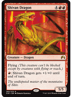 Shivan Dragon - ORI - R 