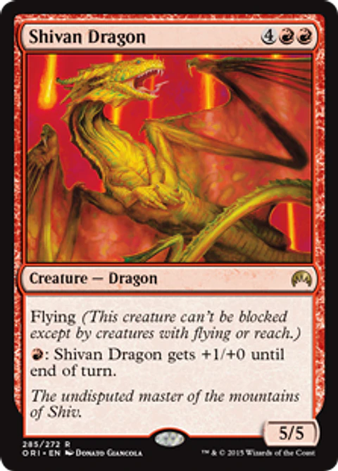 Shivan Dragon - ORI - R 