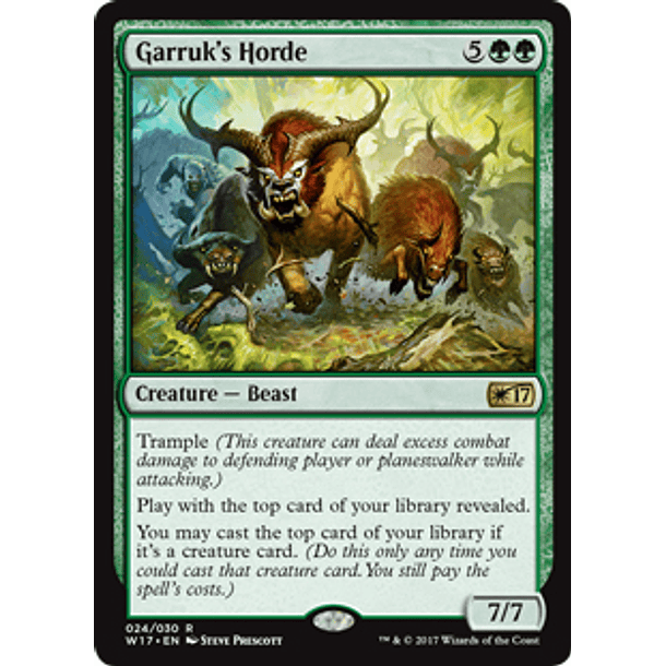 Garruk's Horde - W17 - R