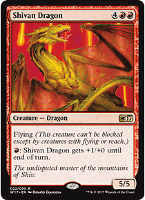 Shivan Dragon - W17 - R