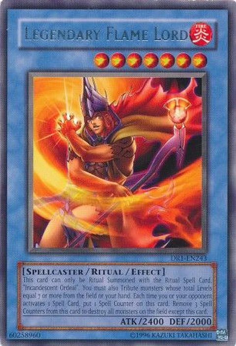 Legendary Flame Lord - DR1-EN243 - Rare