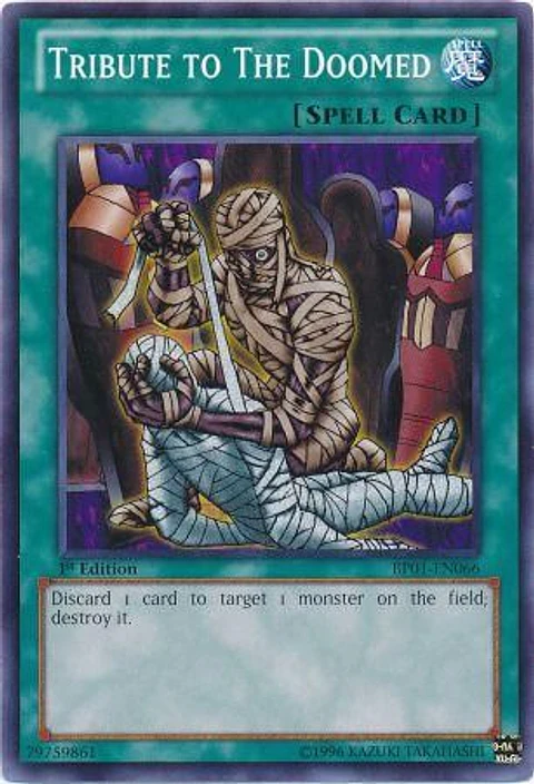 Tribute to the Doomed - BP01-EN066 - Common