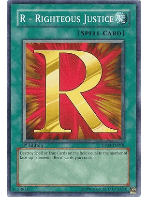 R - Righteous Justice - DP03-EN018 - Common
