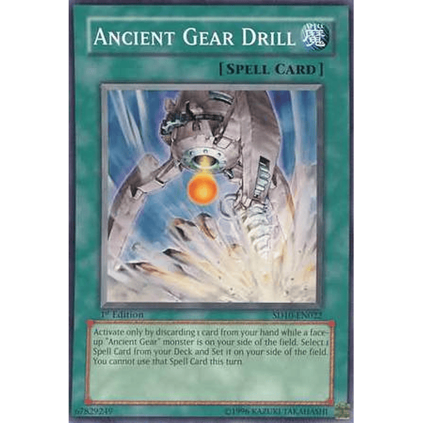 Ancient Gear Drill - SD10-EN022 - Common