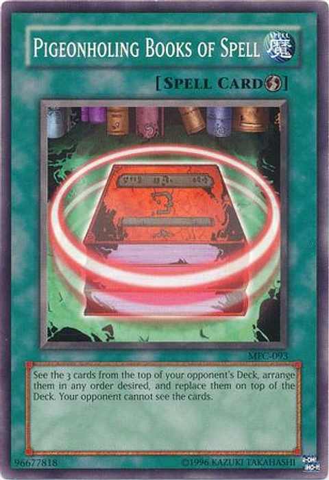 Pigeonholing Books of Spell - MFC-093 - Common