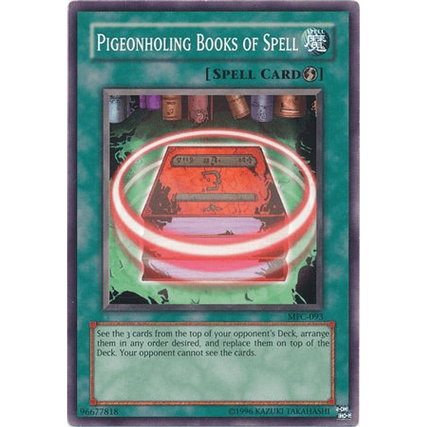 Pigeonholing Books of Spell - MFC-093 - Common