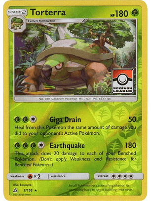 Torterra - 9/156 - League Promo