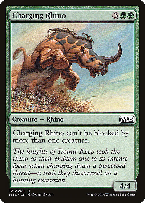 Charging rhino - M15 - C