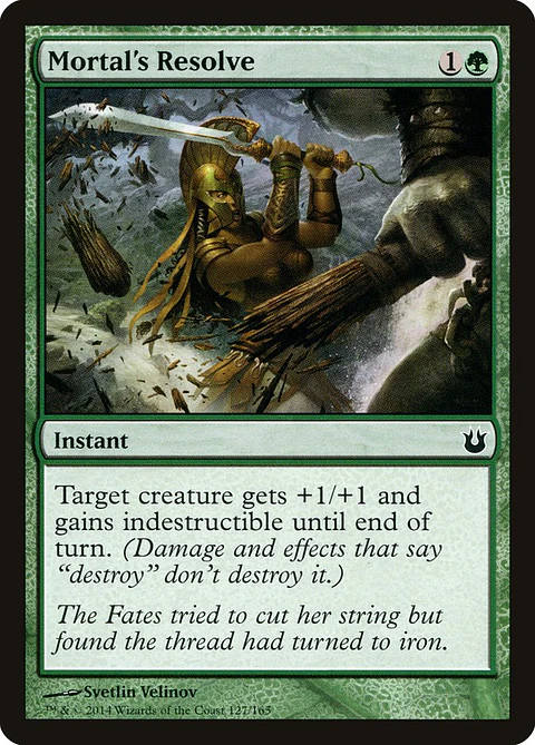 Mortal's resolve - BNG - C
