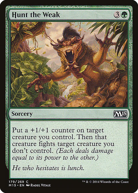 Hunt the weak - M15 - C