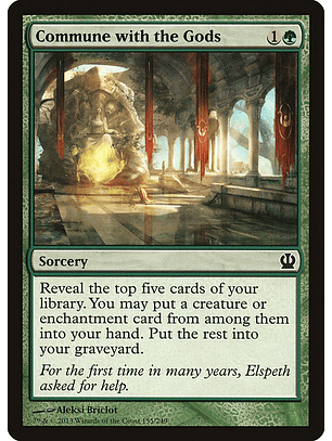 Commune with the gods - THR - C