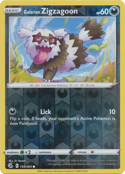 Galarian Zigzagoon - 159/264 - Common