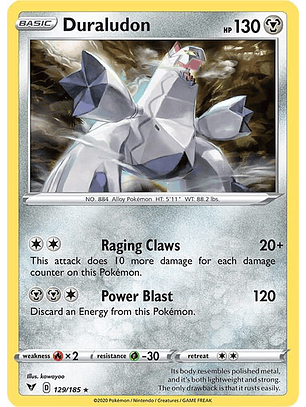 Duraludon - 129/185 - Holo Rare