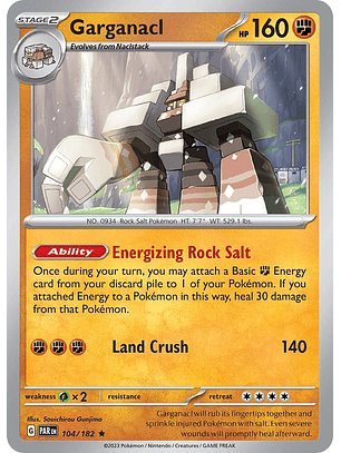 Garganacl - 104/182 - Holo Rare
