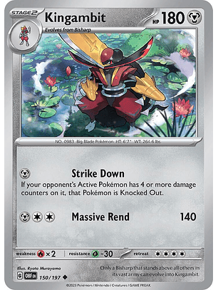 Kingambit - 150/197 - Uncommon