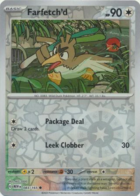 Farfetch'd - 083/165 - Common - MEW