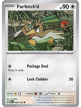 Farfetch'd - 083/165 - Common