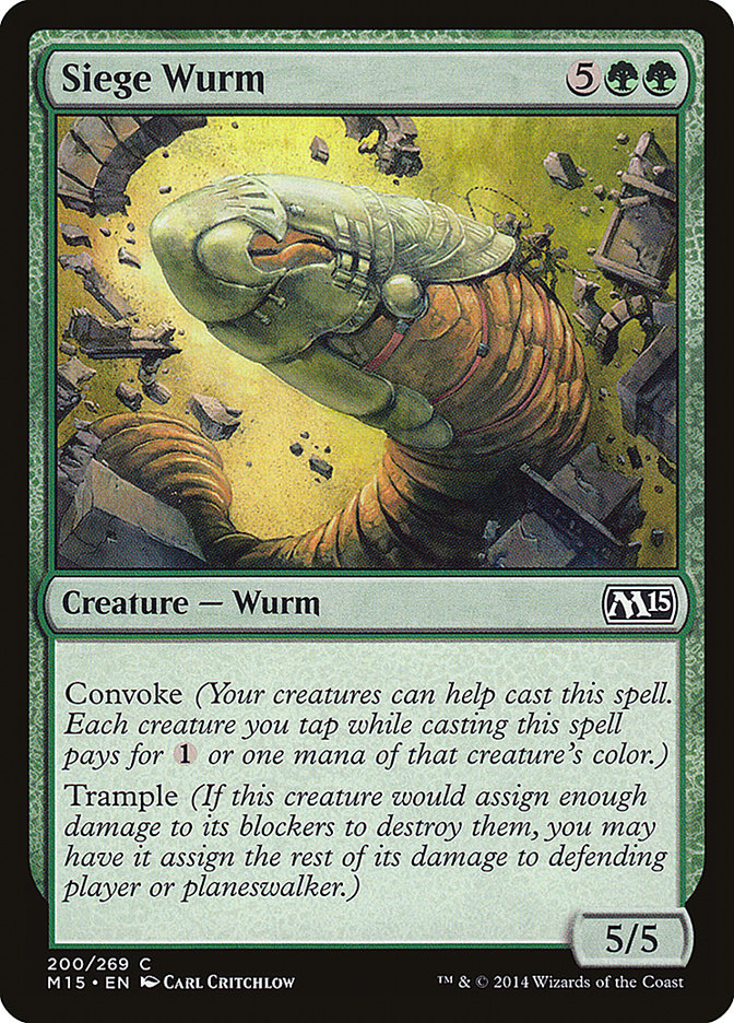Siege wurm - M15 - C 1