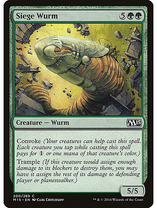 Siege wurm - M15 - C