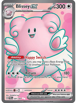 Blissey ex - 201/167 - Ultra Rare  TWM