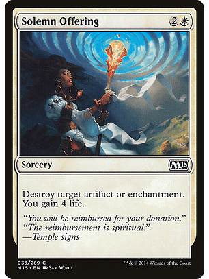 Solemn offering - M15 - C