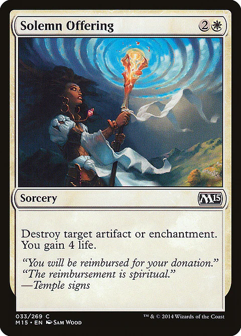 Solemn offering - M15 - C