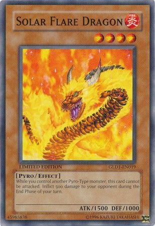Solar Flare Dragon - GLD1-EN019 - Common 1