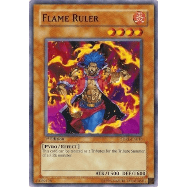 Flame Ruler - SDRL-EN016 - Common