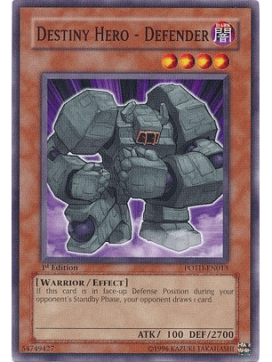 Destiny Hero - Defender - POTD-EN013 - Common