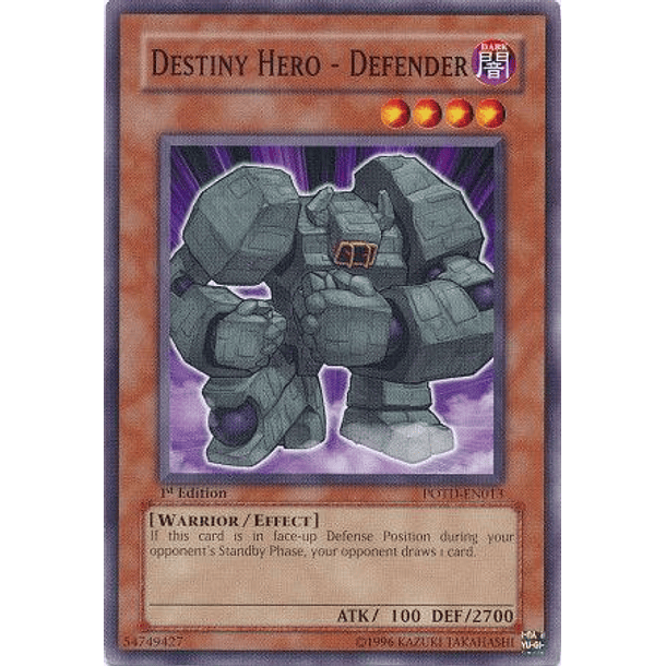 Destiny Hero - Defender - POTD-EN013 - Common