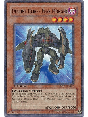 Destiny Hero - Fear Monger - POTD-EN016 - Common 