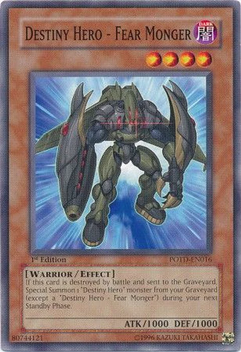 Destiny Hero - Fear Monger - POTD-EN016 - Common 