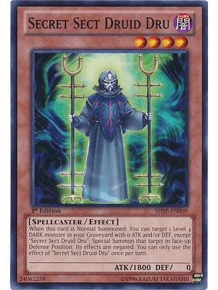 Secret Sect Druid Dru - SHSP-EN009 - Common
