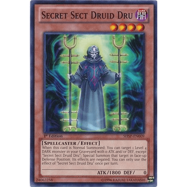 Secret Sect Druid Dru - SHSP-EN009 - Common