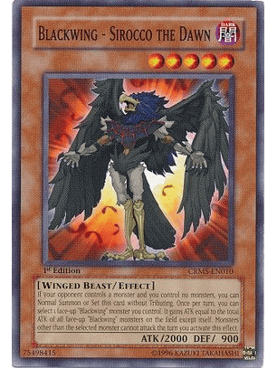 Blackwing - Sirocco the Dawn - CRMS-EN010 - Common