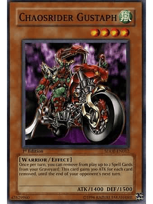 Chaosrider Gustaph - SDDE-EN012 - Common
