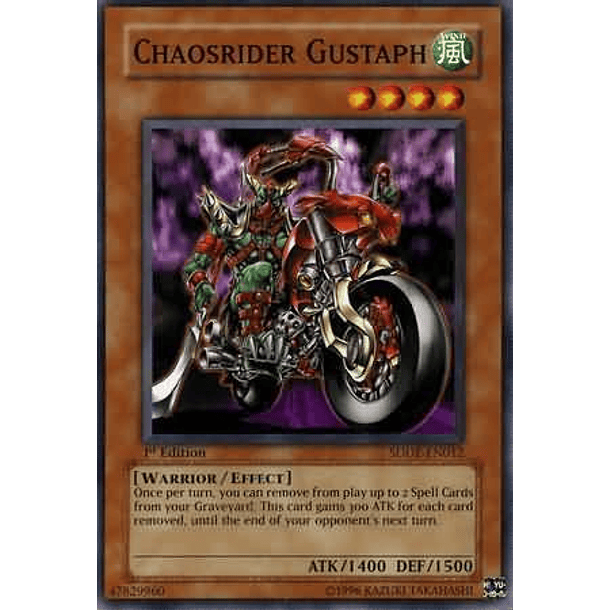 Chaosrider Gustaph - SDDE-EN012 - Common
