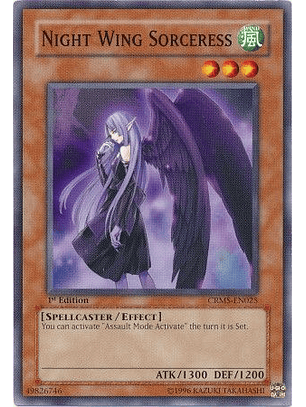 Night Wing Sorceress - CRMS-EN025 - Common
