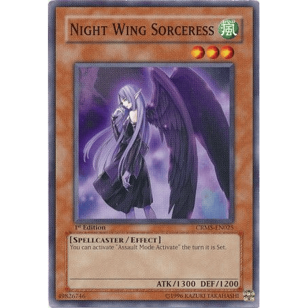 Night Wing Sorceress - CRMS-EN025 - Common
